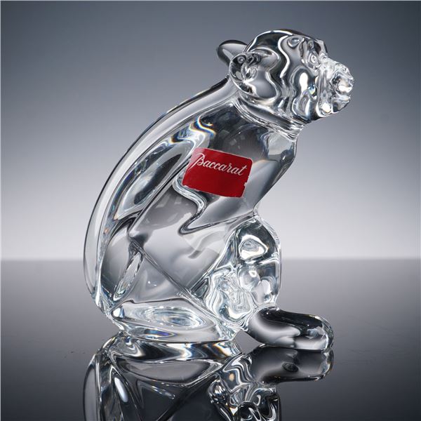 Baccarat Crystal Figurine, Zodiac Monkey