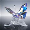 Image 2 : Swarovski Crystal Figurines, Sparkling Butterfly On Leaf