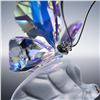 Image 3 : Swarovski Crystal Figurines, Sparkling Butterfly On Leaf