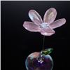 Image 2 : Swarovski Crystal Rocking Flower Figurine, Kay Rose