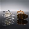 Image 3 : 2pc Swarovski Crystal Christmas Boot Figurine, and Skiing Bear