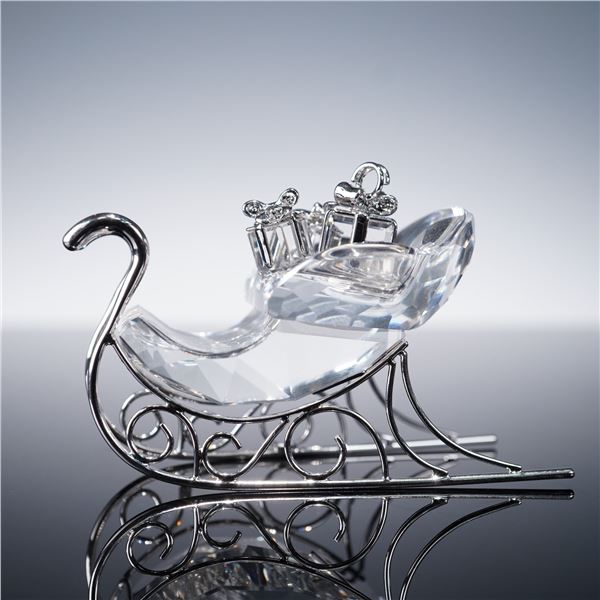 Swarovski Crystal Ornament, Classic Sleigh