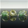 Image 3 : 3pc Murano-Style Art Glass Swan Salt Cellars