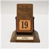 Image 8 : 4pc Penn-Dixie Cement Advertising Perpetual Calendar & Card Holder w/ Deck