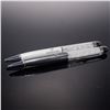 Image 1 : 2pc Swarovski Crystal Pen Set, Black & White with Crystal Stones