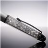 Image 3 : 2pc Swarovski Crystal Pen Set, Black & White with Crystal Stones