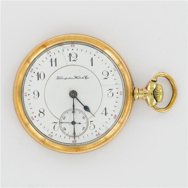 Hampden Watch Co. LS 16S Fortune 20 Years Gold Filled Case Pocket Watch