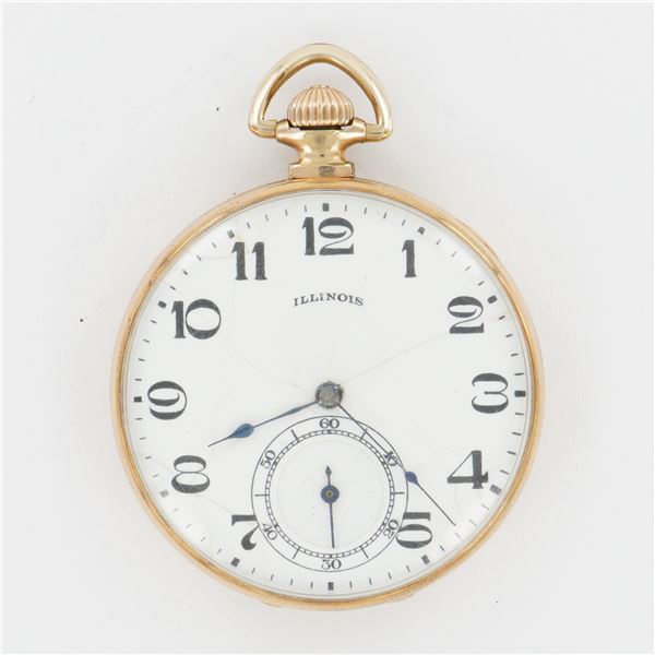 Illinois Watch Co. The Autocrat 12S Gold Filled HC Pocket Watch, Wadsworth