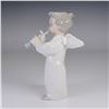 Image 2 : Lladro Porcelain Figurine, Angel With Flute 1004540