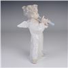 Image 3 : Lladro Porcelain Figurine, Angel With Flute 1004540