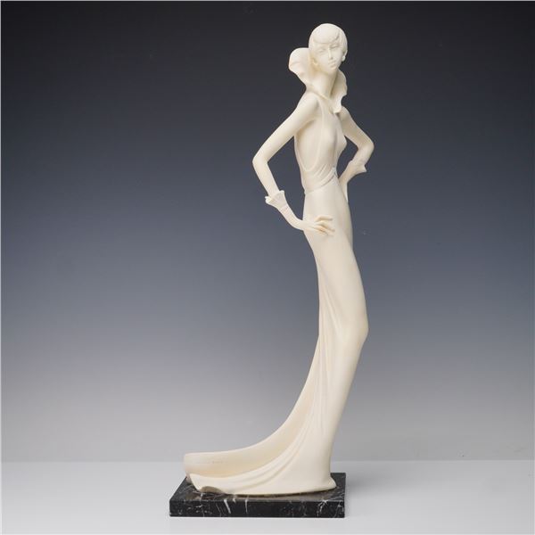 Amilcare Santini Art Deco Flapper Sculpture