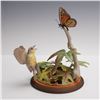 Image 1 : Boehm Porcelain Figurine, Fledgling Canada Warbler 491