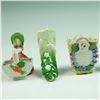 Image 2 : Porcelain Miniatures w/ Hull Canada Basket & Piano w/ Gentleman
