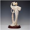 Image 1 : Santini Art Deco Figurine, Lady with Peacock