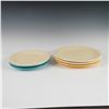Image 1 : Set of Fiesta Ware Plates in Assorted Colors