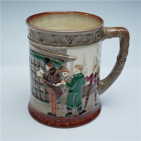 Royal Doulton Series Ware Dickens Oliver Twist Relief Tankard