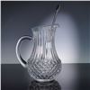 Image 2 : 3pc Tyrone and Crystal D'Arques Jugs and Pitcher with Stainless Steel Stir