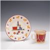 Image 2 : 2pc Masons Tiffany & Co. Children's Plate and Mug Set