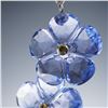 Image 3 : 2pc Swarovski Crystal Arctic Flower Ornament and Keychain