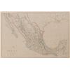 Image 1 : Hand Colored Map of Mexico by J.W. Lowry, London c. 1860