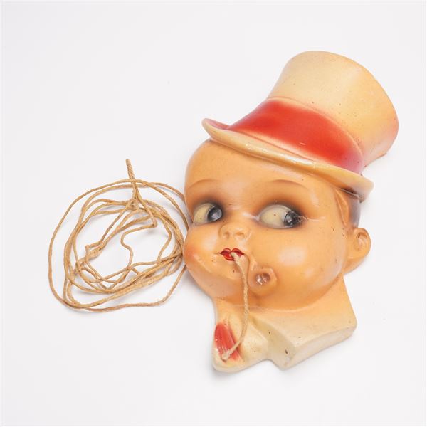 Dapper Chalkware String Holder