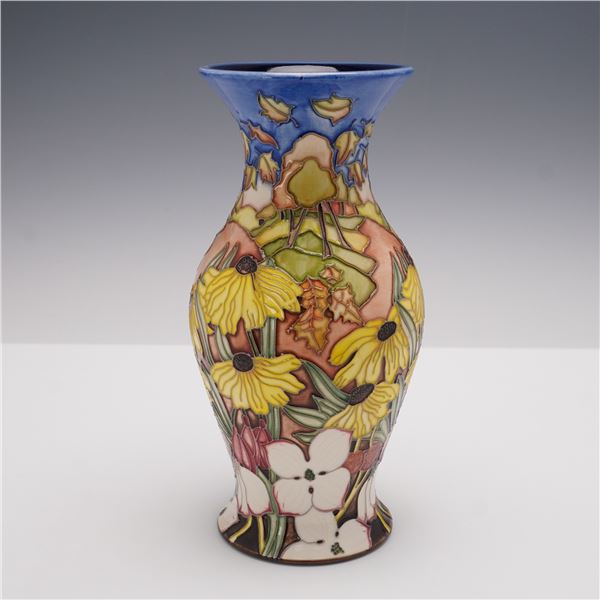 Moorcroft Pottery by Paul Hilditch Four Seasons  Vase, Autumn