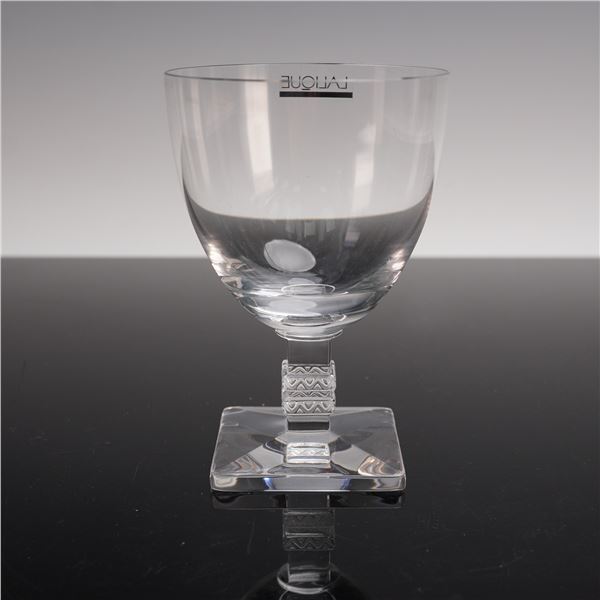 Lalique Crystal Argos Burgundy Wine Glass