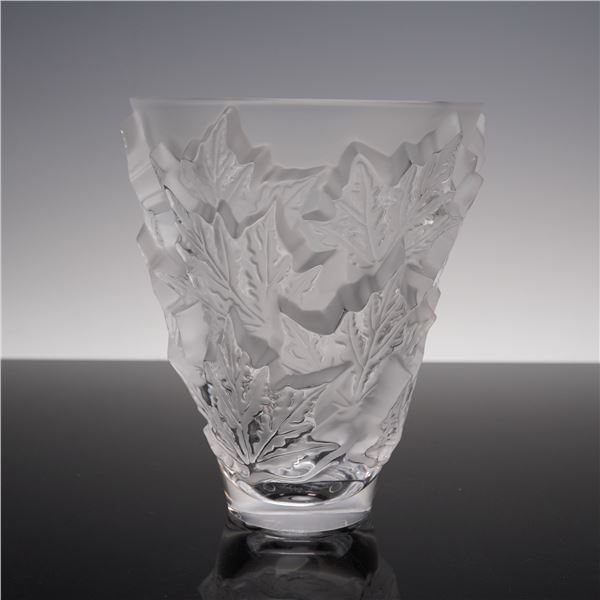 Lalique Crystal Champs Elysees Vase