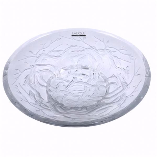 Lalique Crystal Coupe Ronces Bowl, Brambles, Sealed Box