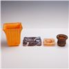 Image 1 : 4pc Home Decor Glass Pieces