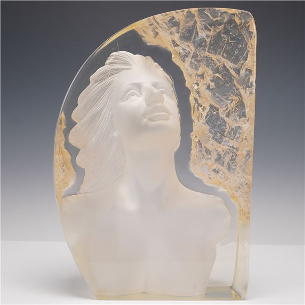 Design Toscano Resin Woman Bust Sculpture, Reflections of Romance
