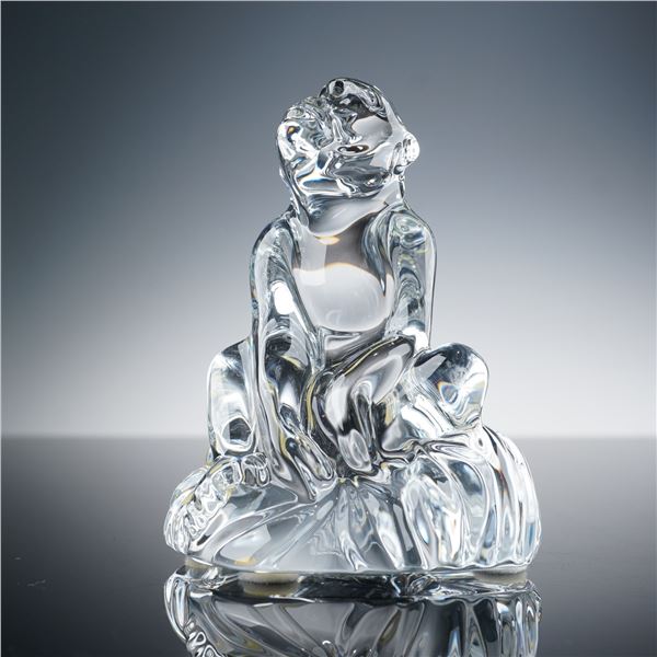 Baccarat Crystal Chinese Zodiac Animal Figurine, Monkey
