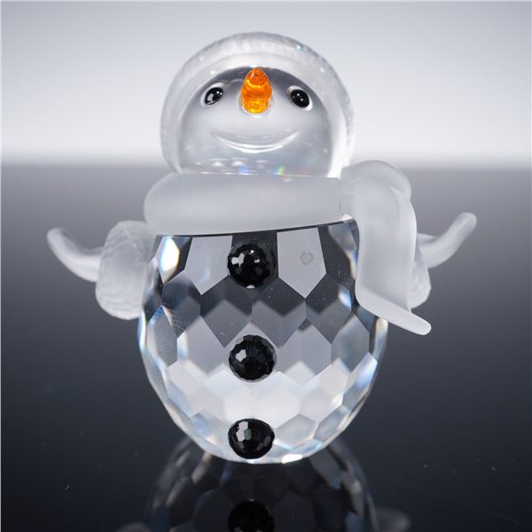 Swarovski Cheerful Times Crystal Figurine, Snowman