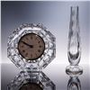 Image 1 : 2pc Waterford Crystal Clock & Bud Vase