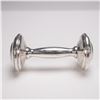 Image 1 : Sterling Silver Baby Rattle with Monogram and Mark