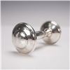 Image 3 : Sterling Silver Baby Rattle with Monogram and Mark