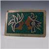 Image 1 : Mexico Made Belt Buckle with Stylized Faces Design