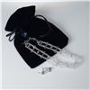Image 9 : 3pc Swarovski Crystal Necklace and Earrings Set