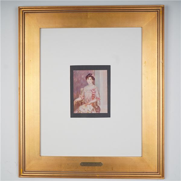 Pierre-Auguste Renoir (Aft.) Offset Lithograph, Portrait de Madame J. B.