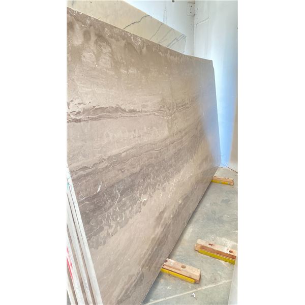 BEIGE MARBLE STONE SLAB - 5.5' X 10' X 3/4" (MQ012)