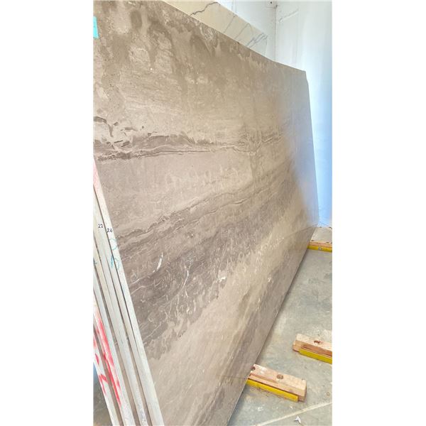 BEIGE MARBLE STONE SLAB - 5.5' X 10' X 3/4" (MQ012)