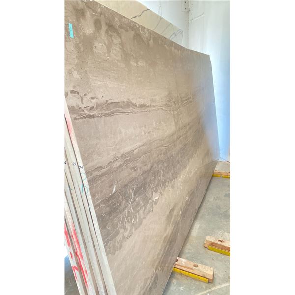 BEIGE MARBLE STONE SLAB - 5.5' X 10' X 3/4" (MQ012)