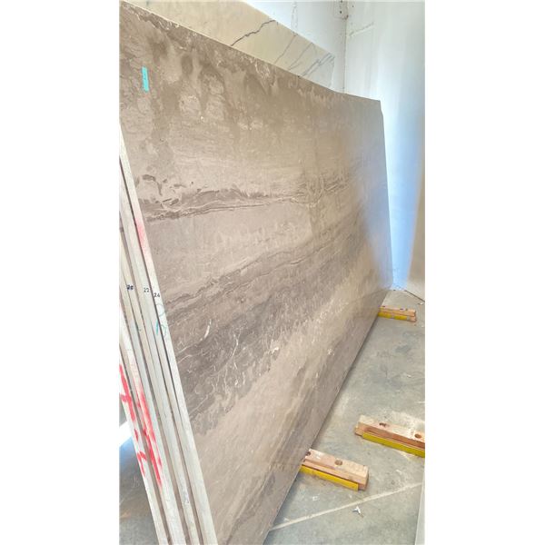 BEIGE MARBLE STONE SLAB - 5.5' X 10' X 3/4" (MQ012)