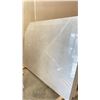 Image 1 : WHITE MARBLE STONE SLAB - 5.4' X 7.1' X 3/4" (MWS008)