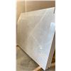 Image 1 : WHITE MARBLE STONE SLAB - 5.4' X 7.1' X 3/4" (MWS008)