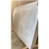 Image 1 : WHITE MARBLE STONE SLAB - 5.4' X 7.1' X 3/4" (MWS008)
