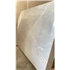 Image 1 : WHITE MARBLE STONE SLAB - 5.4' X 7.1' X 3/4" (MWS008)