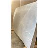 Image 1 : WHITE MARBLE STONE SLAB - 5.4' X 7.1' X 3/4" (MWS008)