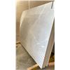 Image 1 : WHITE MARBLE STONE SLAB - 5.4' X 7.1' X 3/4" (MWS008)