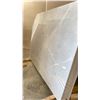 Image 1 : WHITE MARBLE STONE SLAB - 5.4' X 7.1' X 3/4" (MWS008)